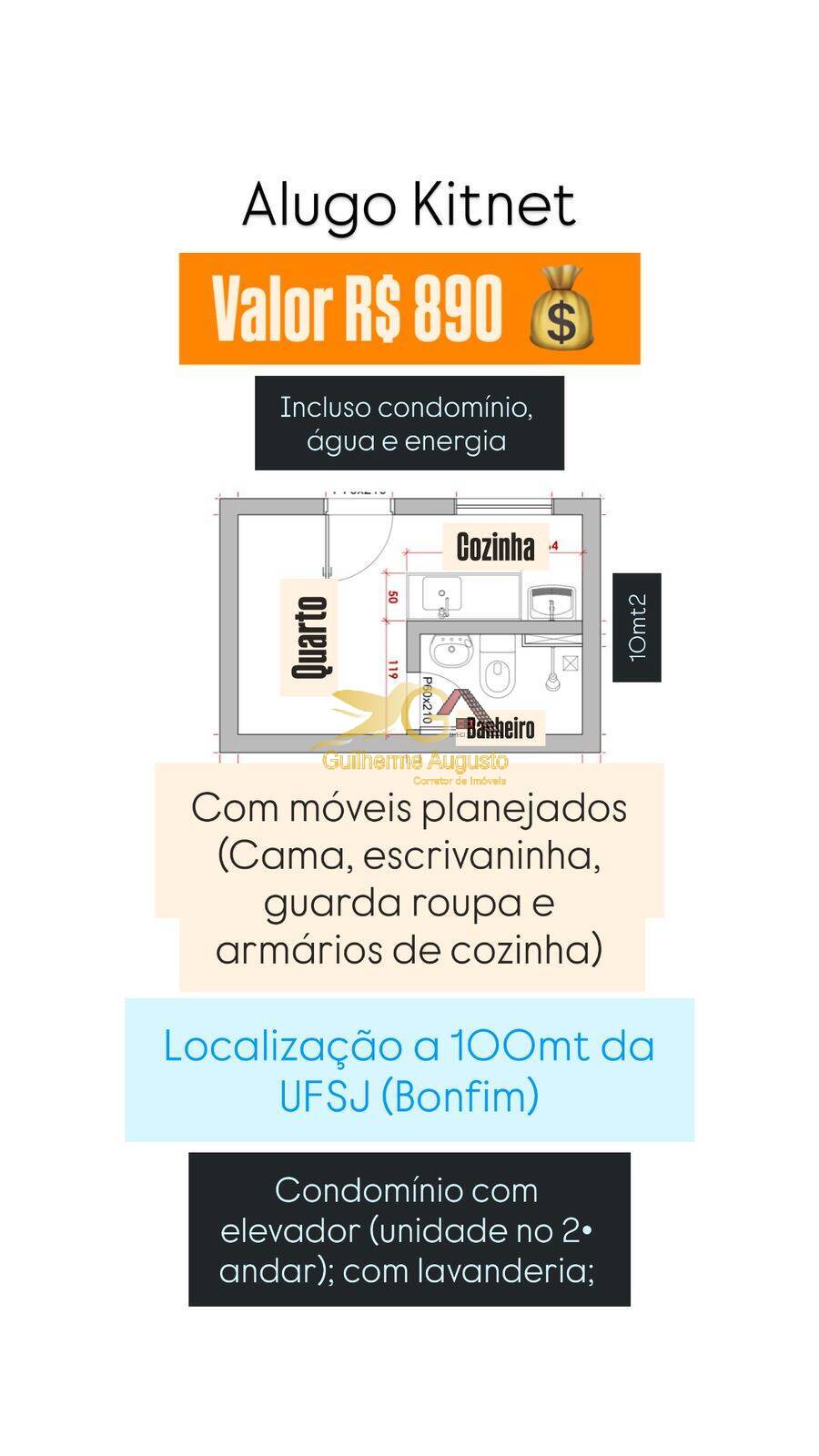 Kitnet-Studio - Foto 1